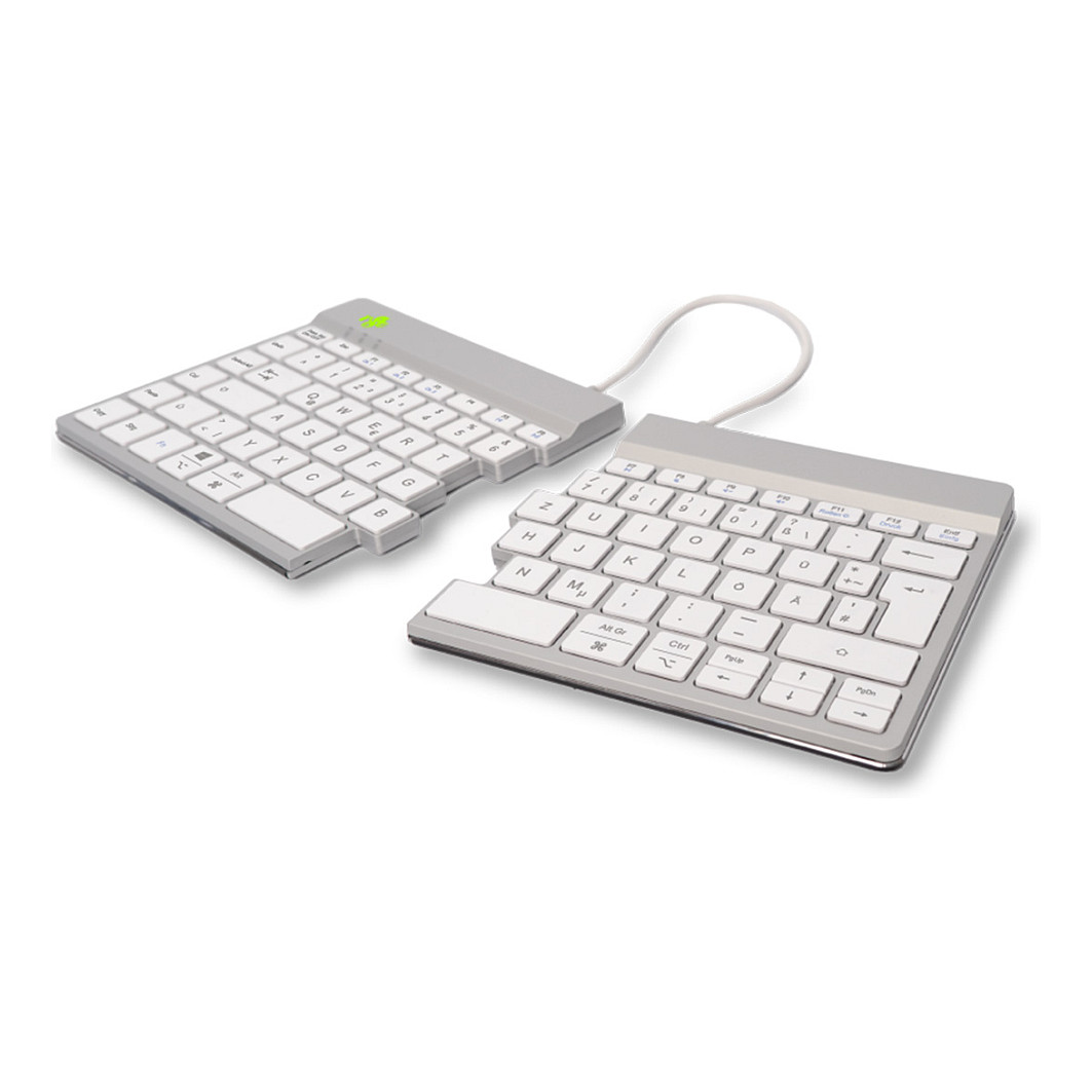 Tastierë pa kabllo R-Go Split Break / QWERTZ / German Language - Bardhë - Figura 2