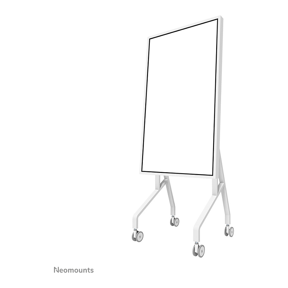Mbajtëse për monitor Neomounts MOVE Go Flip FL50‑515WH1 / Samsung Flip 55"–65" / Rotacion 90° / Lartësi 127–142.6cm / Max 50kg - Bardhë - Figura 2