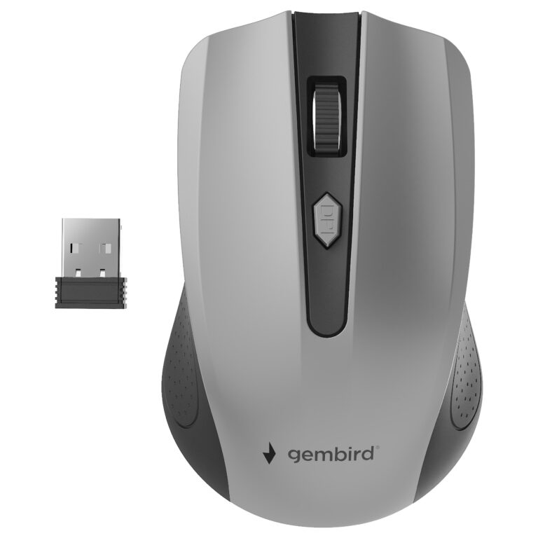 Maus pa kabllo Gembird OPT / 4 Buttons / USB Receiver – Zezë / Gri