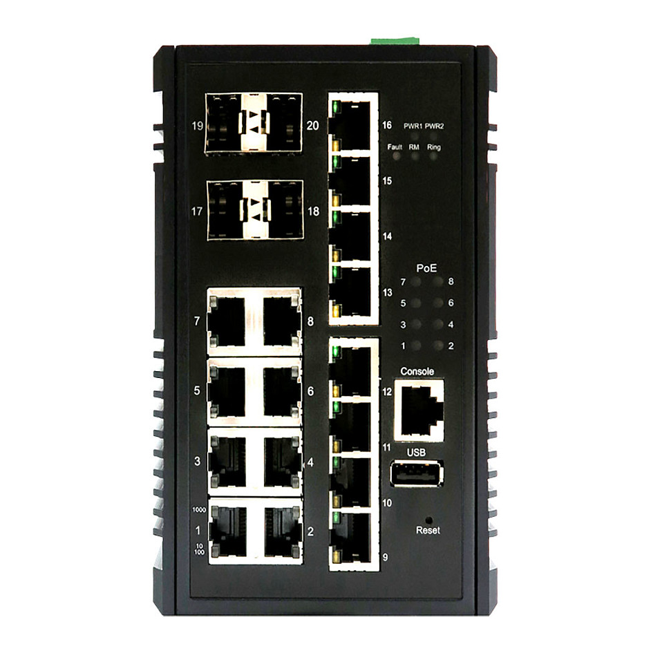 Switch EDIMAX / Managed / 16‑Port Gigabit + 4x SFP / PoE+ Web Managed / 8x PoE+ - Figura 5