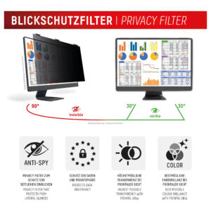 Xham mbrojtës Displex Privacy Safe për monitor 27″ 16:9 8