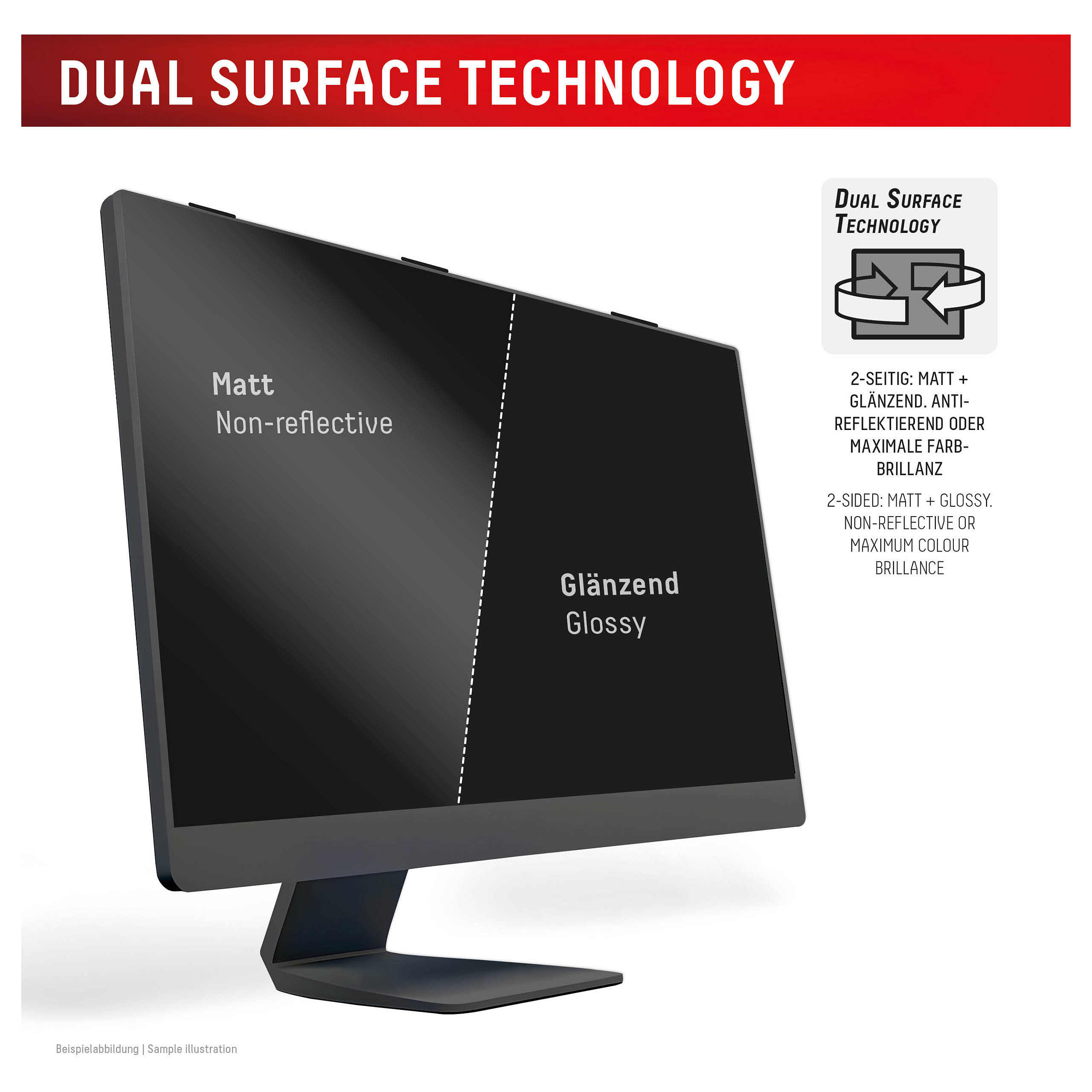 Xham mbrojtës Displex Privacy Safe për monitor 27" 16:9 - Figura 5