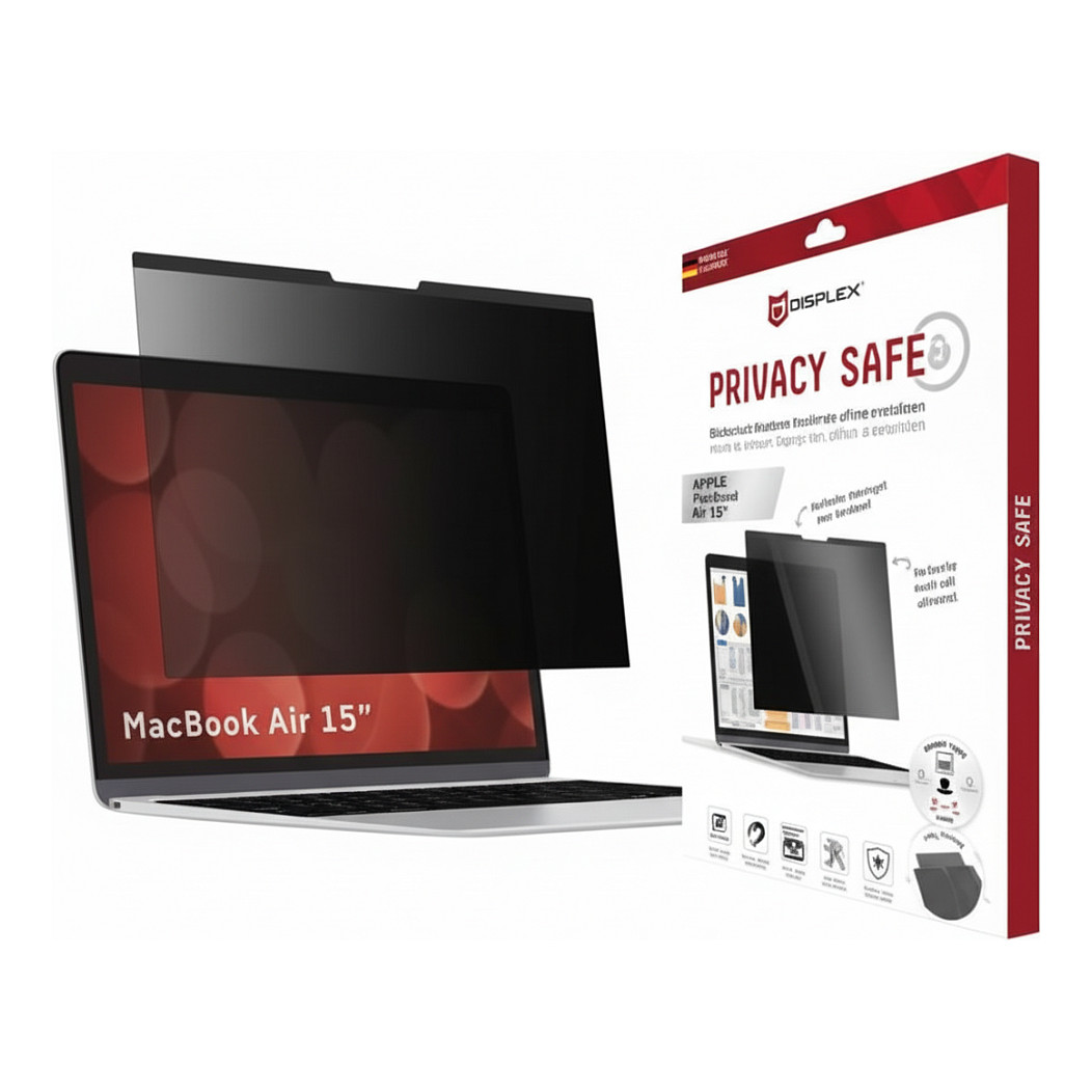 Xham mbrojtës Displex Privacy Safe për MacBook Air 15"
