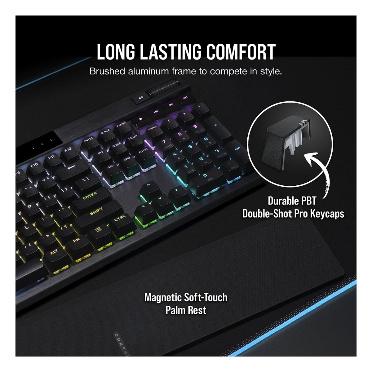 Tastierë Gaming Corsair K70 RGB PRO Mechanical Wired / AZERTY – Zezë 4