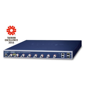 Switch PLANET LRP‑822CS / Managed / 8xPort Long Reach PoE +2xPort Gigabit + 2xSFP