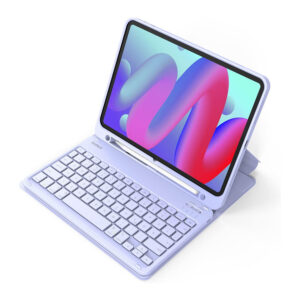 Aksesorë për tablet Inateck Keyboard Case for iPad 11″ / iPad Air 4/5 Gen / QWERTZ – Vjollcë