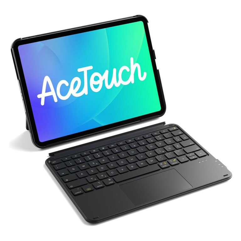 Aksesorë për tablet Inateck Keyboard Case for iPad 11″ / QWERTZ – Grafit