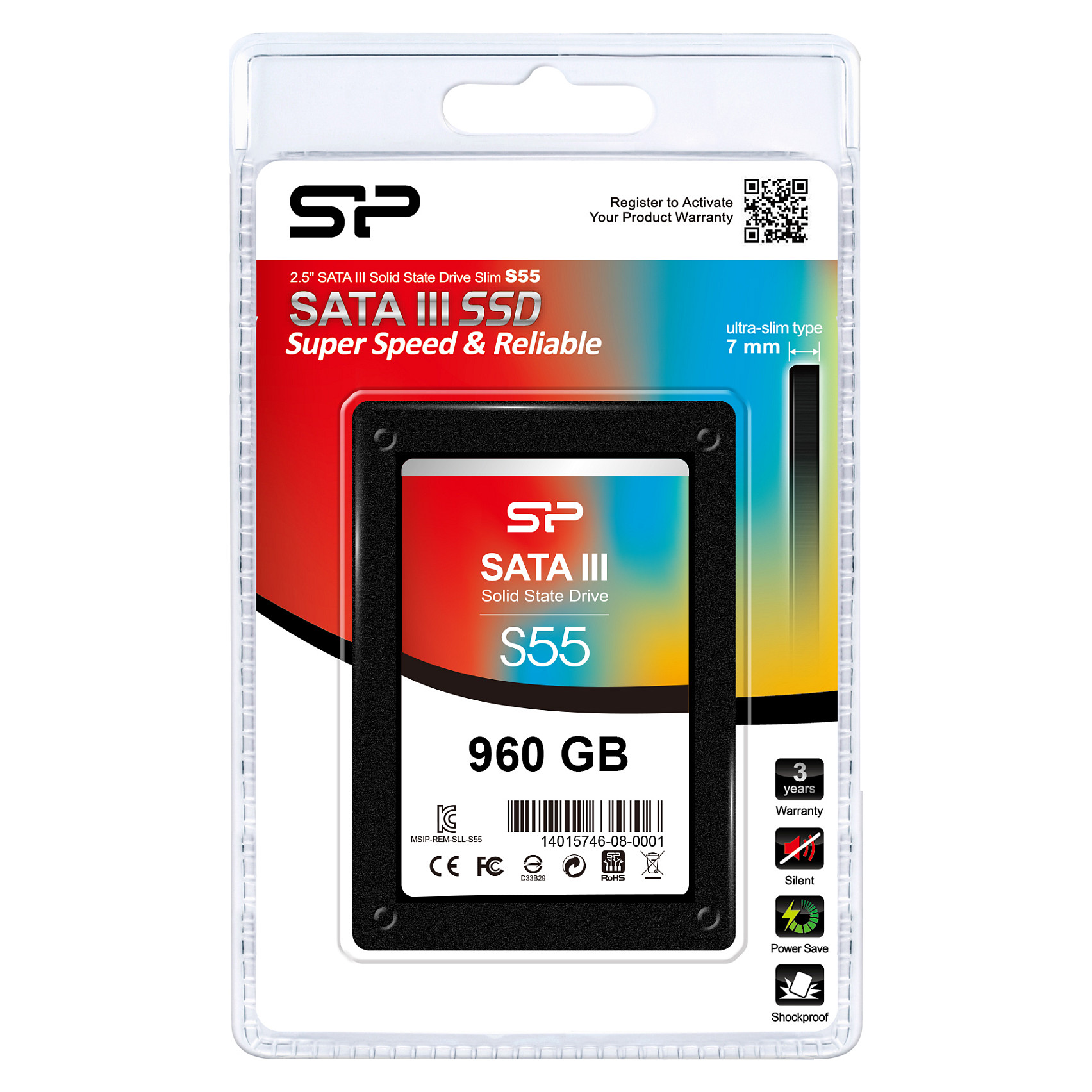SSD të Brendshme Silicon Power S55 / 960GB / 2.5" / SATA III / 3D NAND - Figura 2