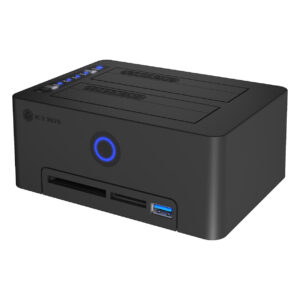 HDD Docking Station ICY BOX IB-1233CL-CR – Klonim & Transferim i Thjeshtë i Hard Disk