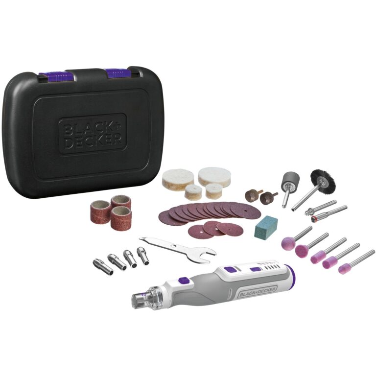 Set grryese multifunksionale Black&Decker 7.2V BCRT8IPETK