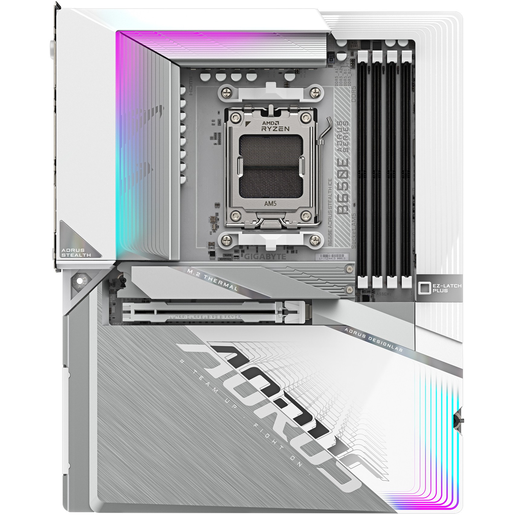 Pllakë Amë MB AMD GIGA B650E AORUS STEALTH ICE AM5/DDR5/ATX - Figura 2