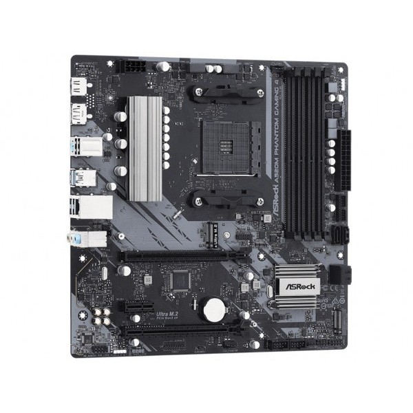 Pllakë Amë AMD ASRock A520M Phantom Gaming 4 AM4 mATX HDMI/DP DDR4 - Figura 3
