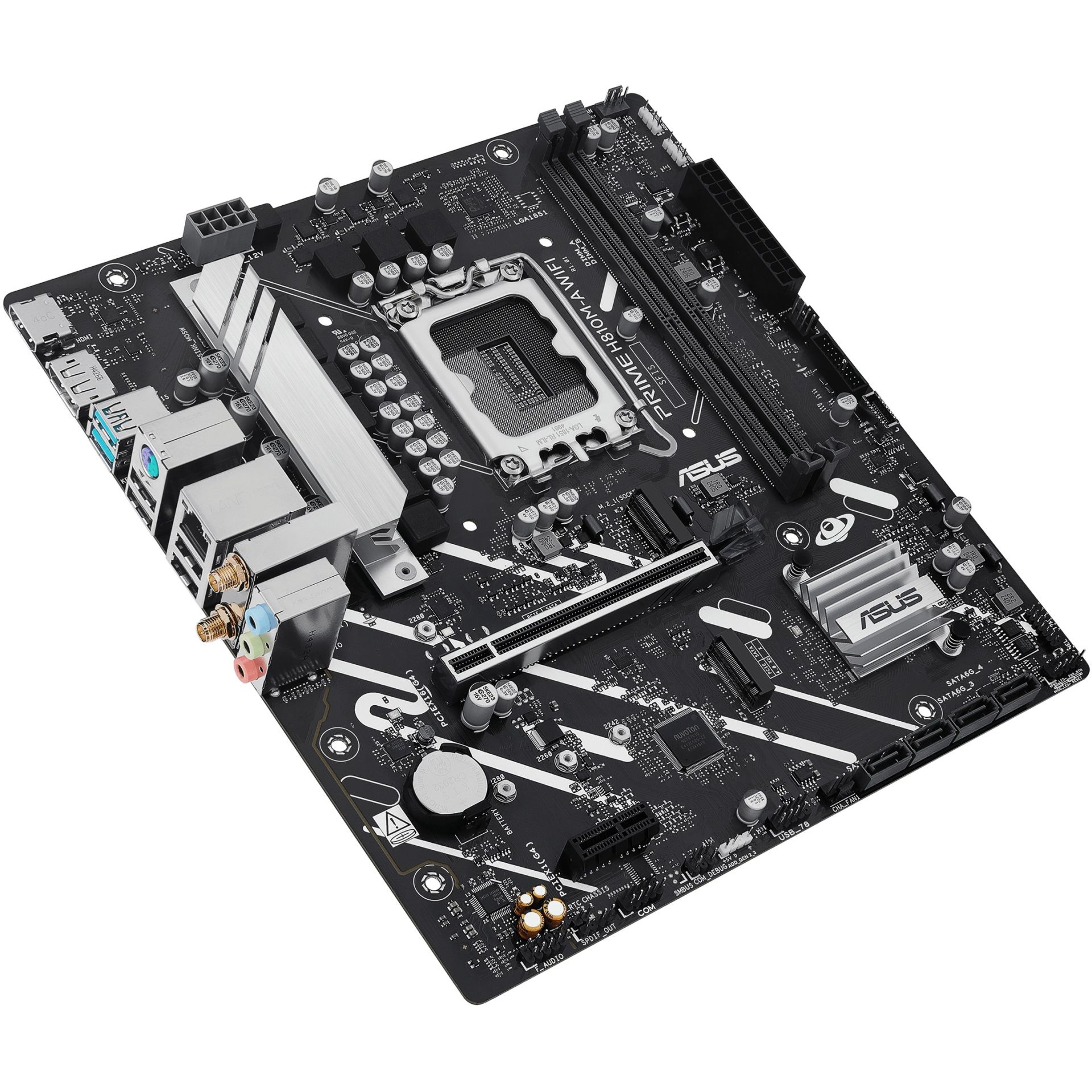 Pllakë Amë MB Intel ASUS PRIME H810M-A WIFI / Intel Socket 1851 / DDR5 / mATX