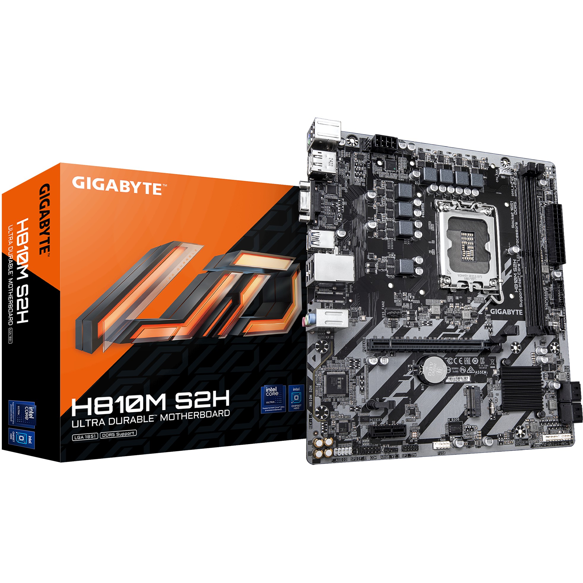 Pllakë Amë H810M S2H / LGA1851 / mATX
