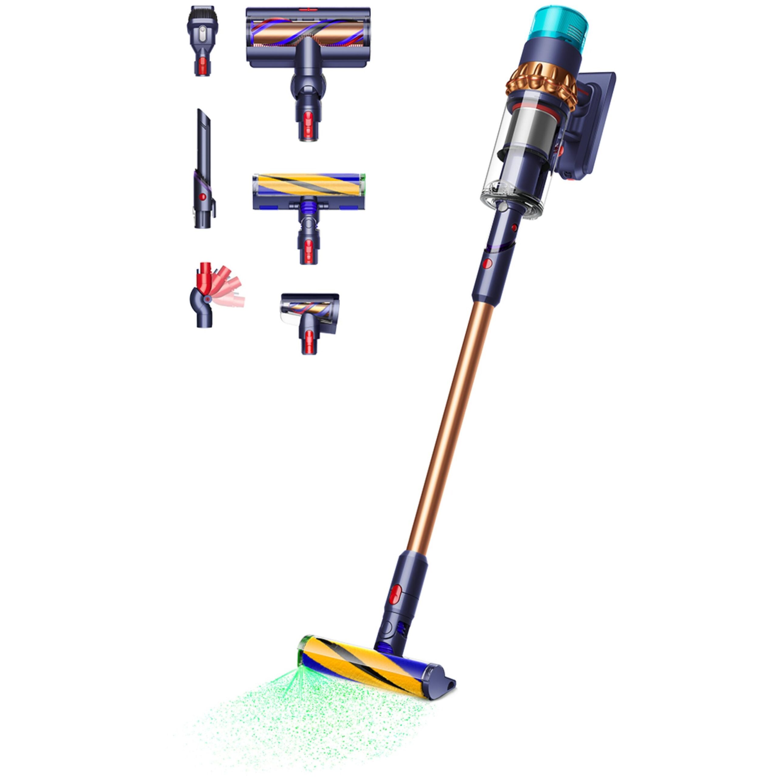 Fshesë robotike Dyson / Gen5Detect Absolute / Cordless Stick Vacuum Cleaner - Blu e Errët / Verdhë