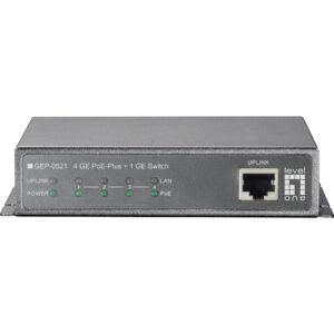 Switch 4x GE GEP-0521 115W 4xPoE+