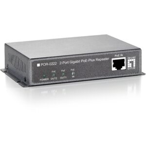 2x GE PoE-Repeater POR-0222 PoE
