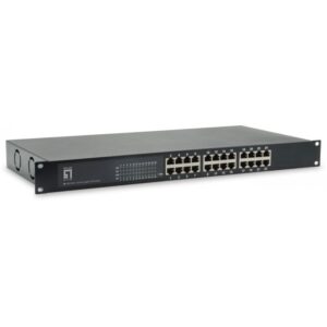 Switch 24x GE GEP-2421W150 19" 150W 24xPoE