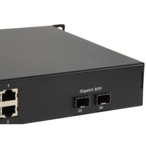 Switch 24x FE FGP-2602 2xGSFP 19" 380W 24xPoE