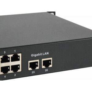 Switch 24x FE FGP-2601 2xGE 19" 150W 24xPoE