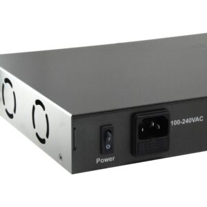 Switch 24x FE FGP-2601 2xGE 19" 150W 24xPoE