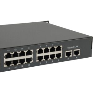 Switch 34x FE FGP-3400W760 2xGE 19" 760W 32xPoE