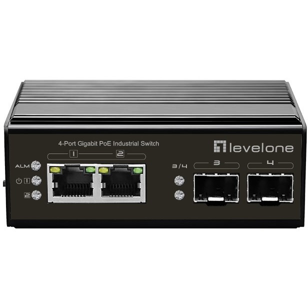 Switch 2x GE IGP-0431 2xGSFP 180W 2xPOE+
