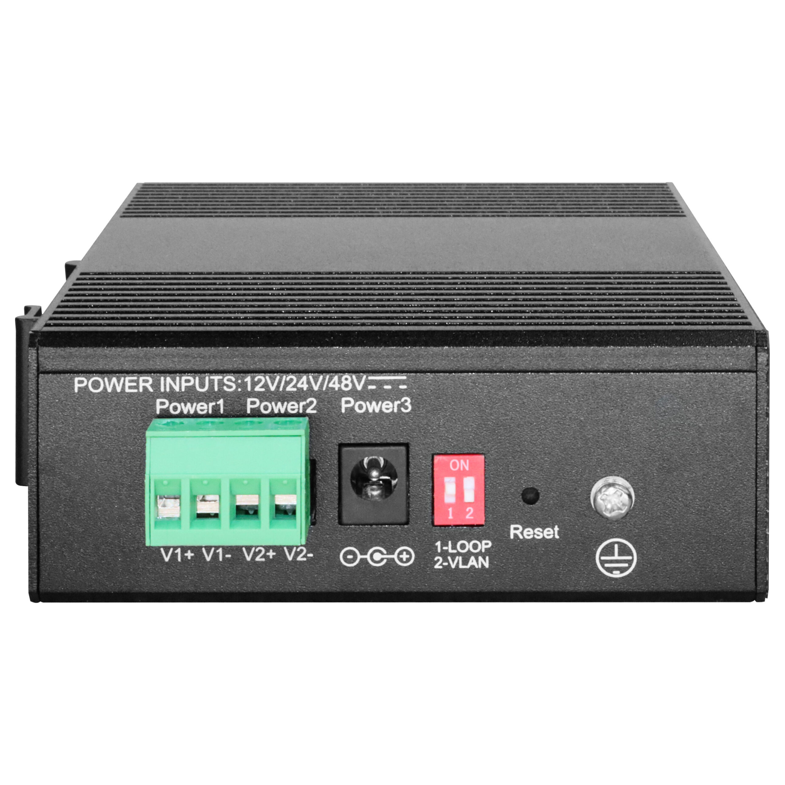 LevelOne IGS-2106P Hilbert Industrial 6-Port Gigabit PoE+ Switch | 4x PoE+ | 2x SFP | DIN Rail | 68W - Figura 3