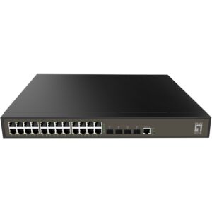 Switch 24x GE GEL-2871 4xGSFP 19"