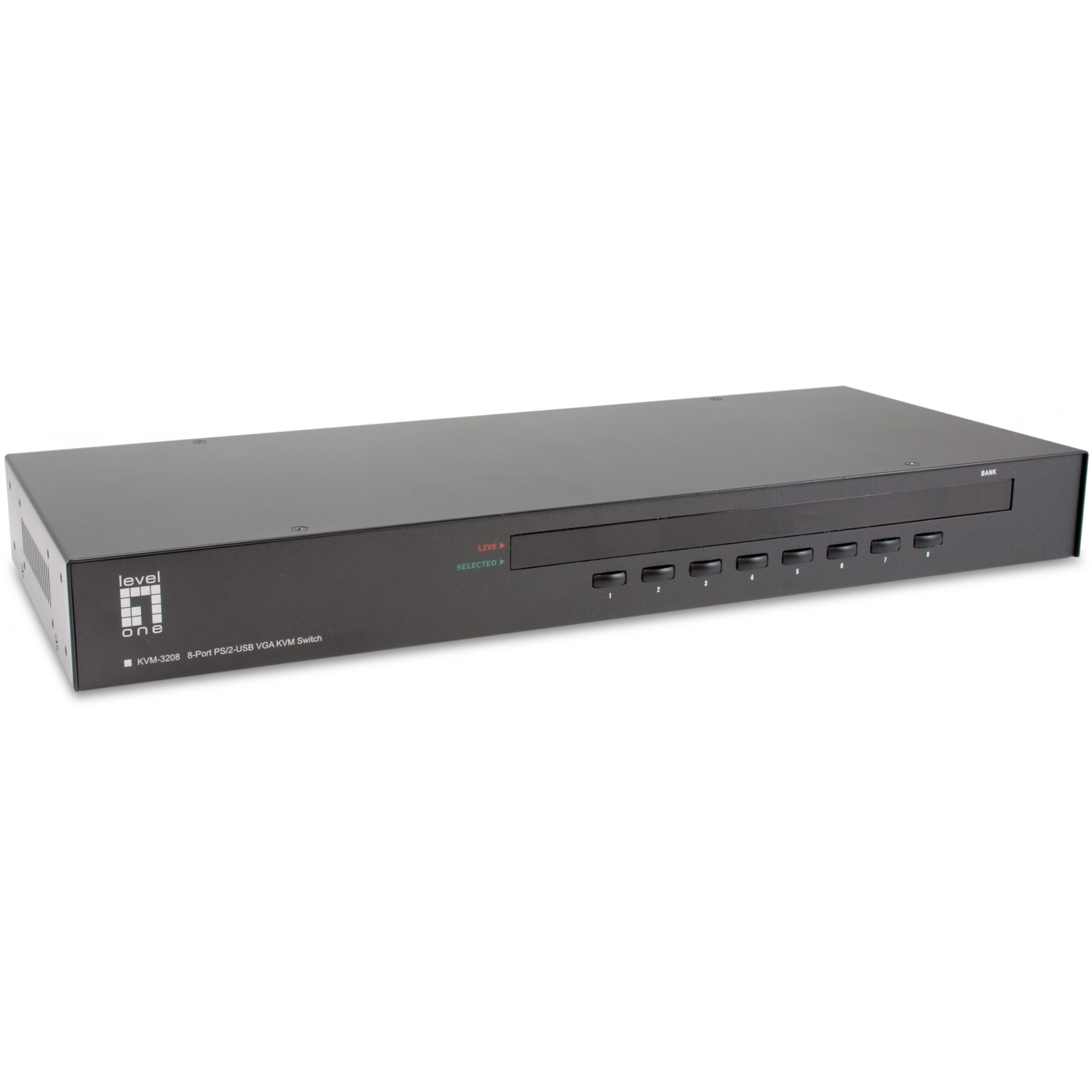 Switch KVM / KVM-3208 / 8-Port / PS/2 + USB / VGA