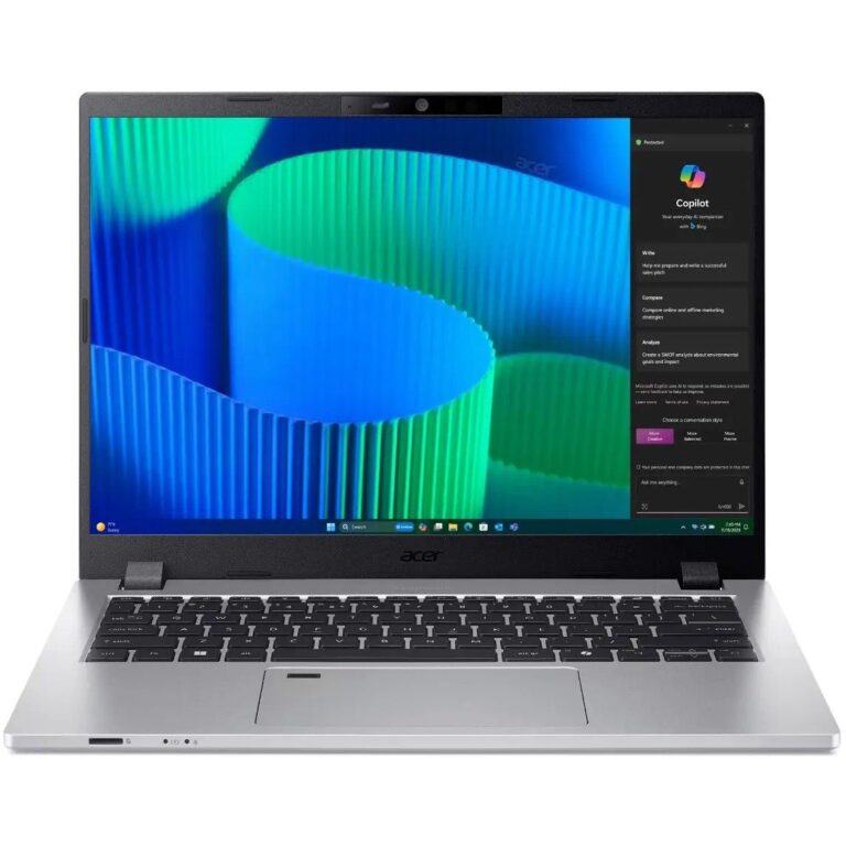 Laptop Acer TravelMate P2 – CU7-150U / 14" / 16GB / 512GB SSD / W11P