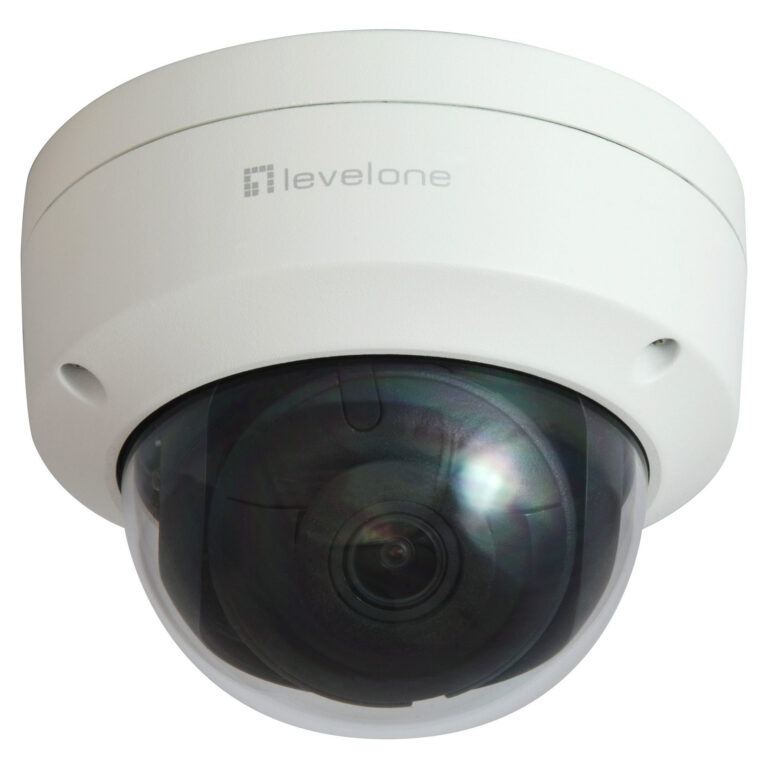 Kamerë Sigurie IP CCTV FCS‑3403 / Dome / Outdoor / 4MP / H.265 / IR / PoE 9W - Bardhë