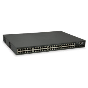 LevelOne GTP-5271 52-Port L3 Lite Managed Gigabit PoE Switch, 48-Port PoE+, 400W Budget, 4x 10G SFP+ Uplink