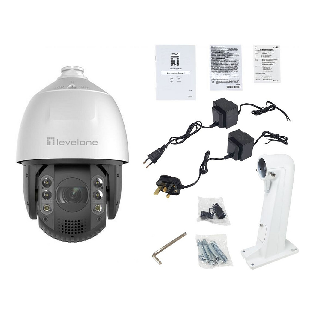 Kamerë sigurie LevelOne GEMINI FCS-4072 IP PTZ / 4MP me zoom 32× / IR dhe PoE - Figura 2