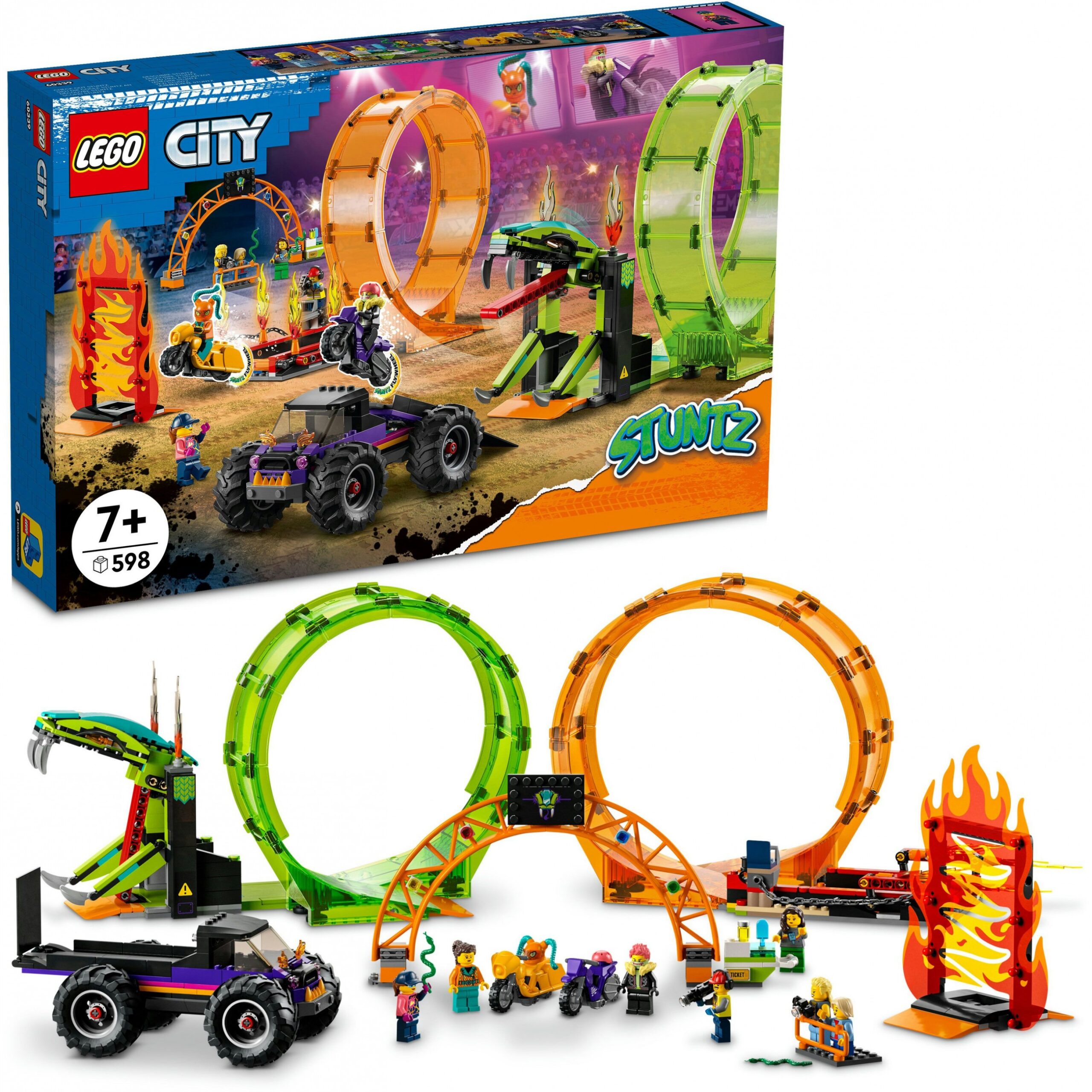 LEGO City - Big Stunt Show Double Loop - Figura 4