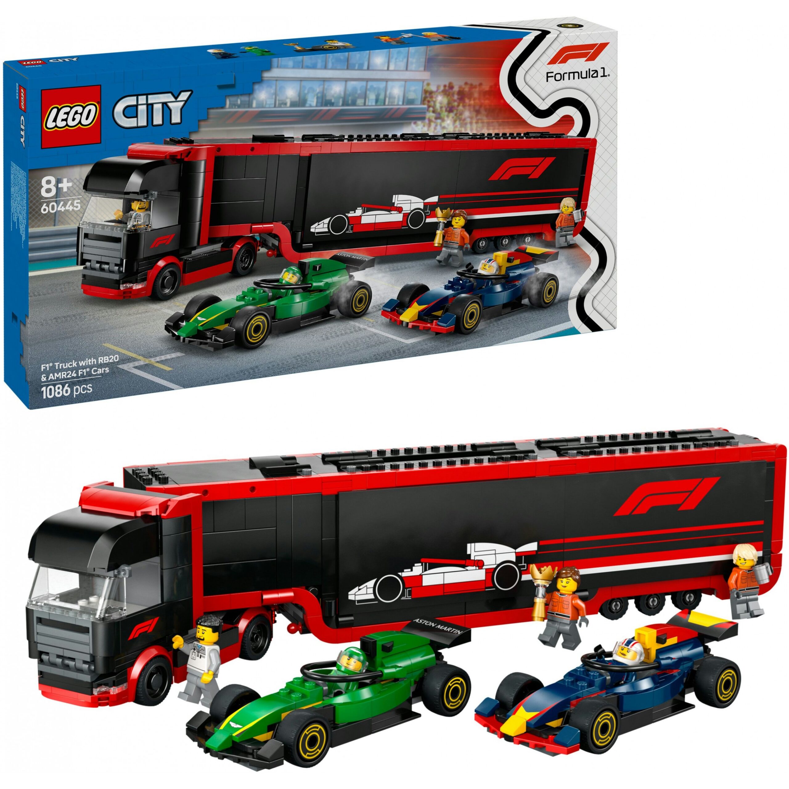 LEGO City - F1 Transporter with RB20 & AMR24 Racing Cars - Figura 3
