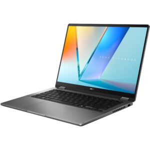 Laptop ASUS VivoBook 14 Flip / Ultra 7-256V / 16GB / 1TB / 14" WUXGA OLED 60 Hz 0.2 ms / Intel Arc Graphics 140V / Gri