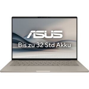 Laptop ASUS ZenBook A14 / Snapdragon X Elite X1E-78-100 / 32GB / 1TB / 14" WUXGA OLED / Qualcomm Adreno GPU / Beige