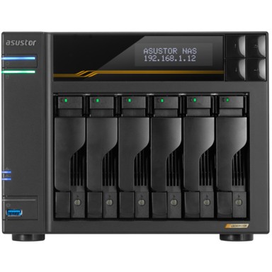 NAS Asustor Lockerstor 6 Gen3 AS6806T / 6‑Bay Desktop