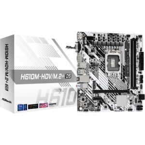 Pllakë Amë MB Intel ASROCK H610M-HDV/M.2+ D5 (1700) (D)