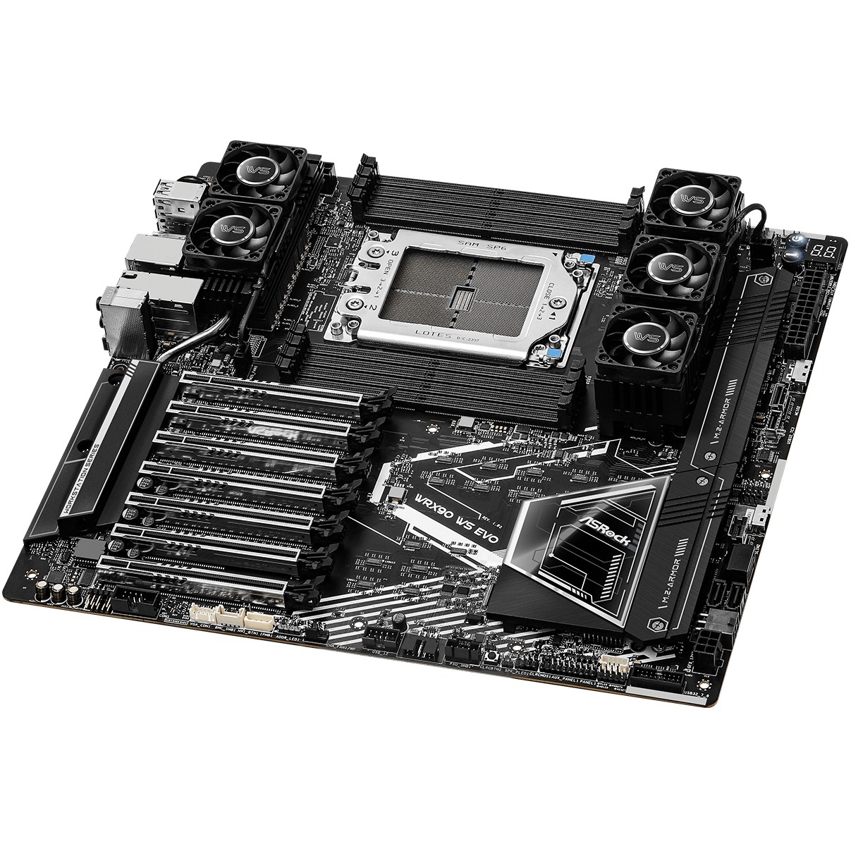 Pllakë Amë MB AMD ASRock WRX90 WS EVO / AMD WRX90 Platform / DDR4 / EEB - Figura 4