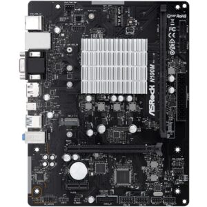 Pllakë Amë MB Intel ASROCK N100M (Intel CPU onboard) (D)