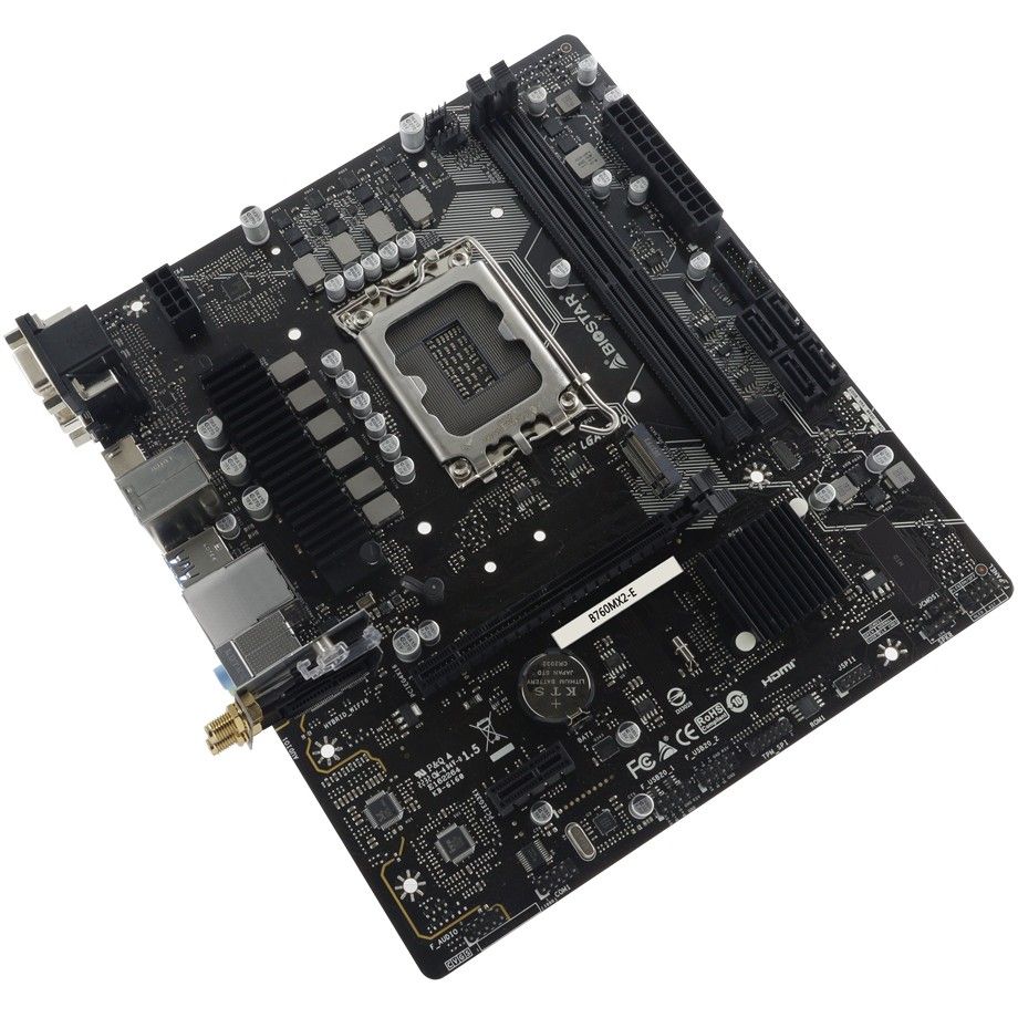 Pllakë Amë MB Intel Biostar B760MX2-E / Intel Socket 1700 / DDR4 / mATX - Figura 3