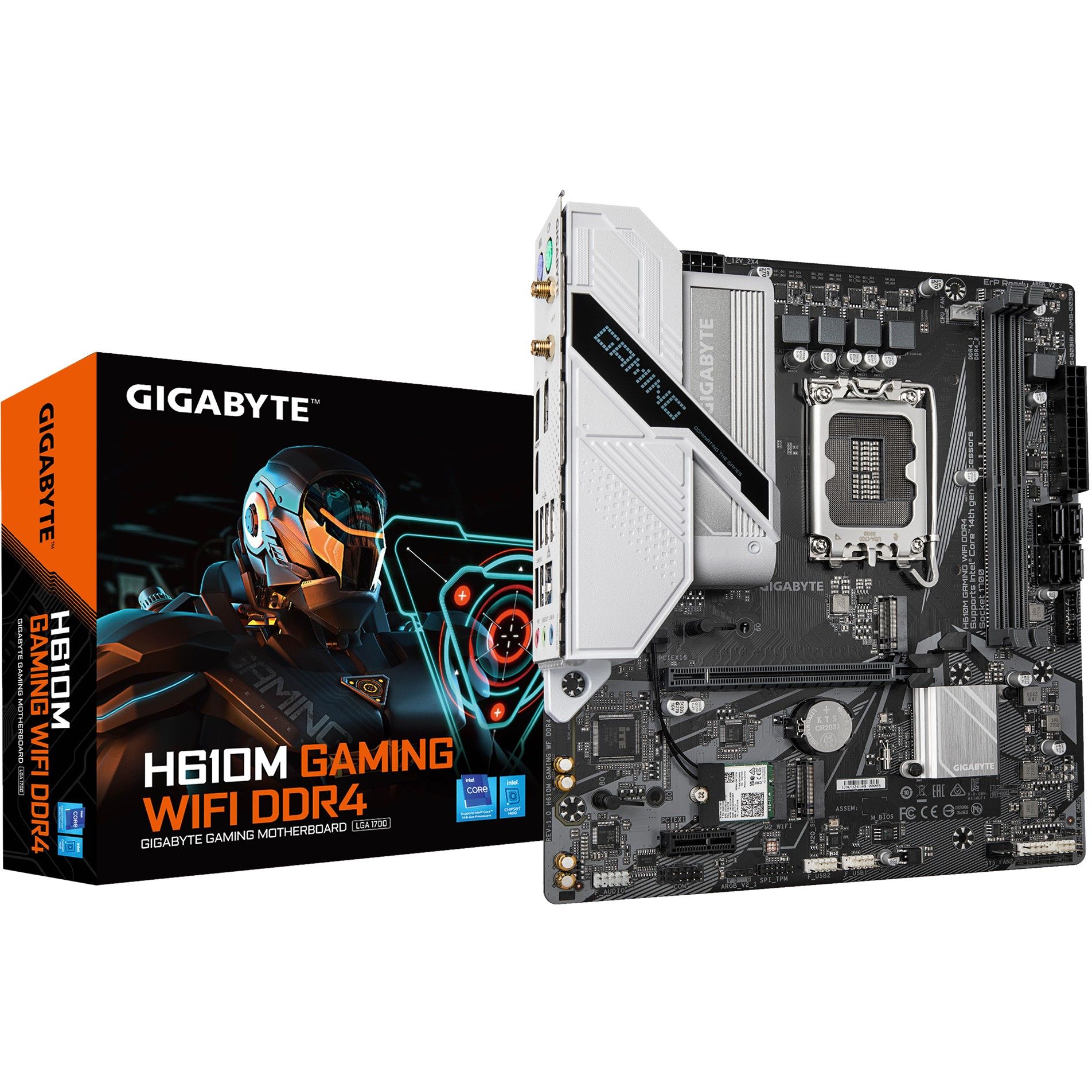 Pllakë Amë MB Intel Gigabyte H610M GAMING WF / Intel Socket 1700 / DDR4 / mATX