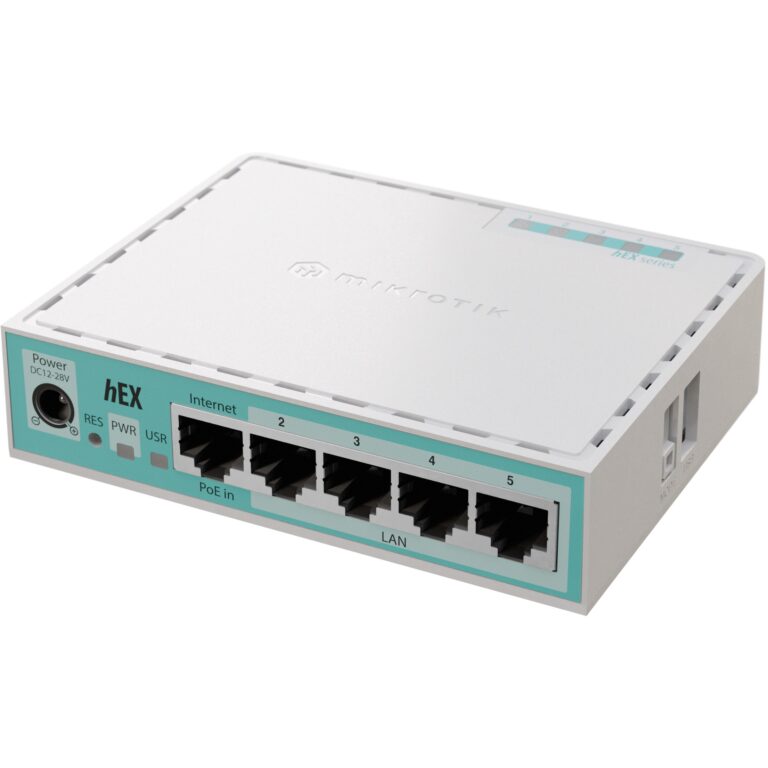 MikroTik RouterBOARD E50UG. hEX. 5x Gigabit. USB. micro SD