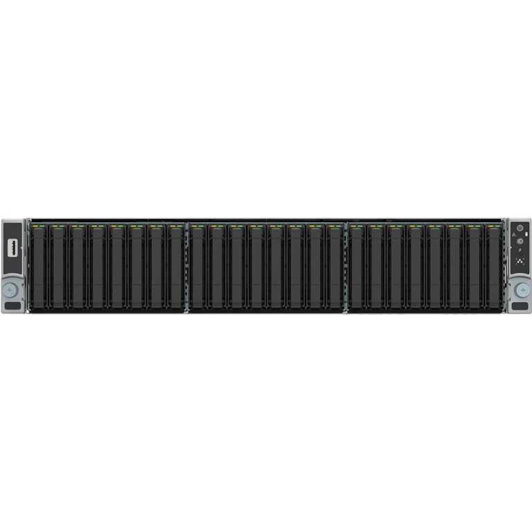 Server Barebone R2224WFTZSR S2600WFTR 1xPSU 1300Watt 3xHSBP SAS/NVMe Combo 24x6.35cm 2.5Zoll Dual 10GbE RJ45