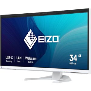 EIZO 86.7cm (34.1") EV3450XC-WT 21:9 4K 2xHDMI+DP+USB-C Curv