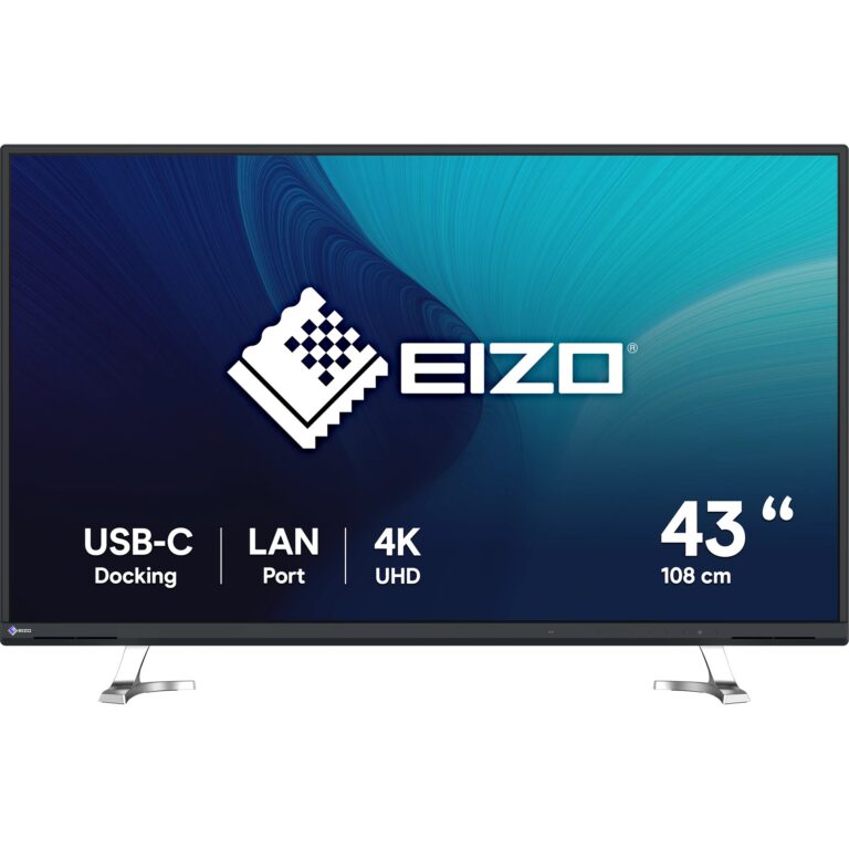 EIZO 108cm (42.5") EV4340X-BK 16:09 4K 2xHDMI+DP+USB-C IPS