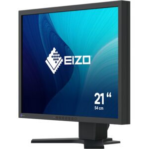 Monitor EIZO Monitor / 21,3″ / S2134‑BK / IPS / 4:3 / DVI + DisplayPort + USB  – e zezë