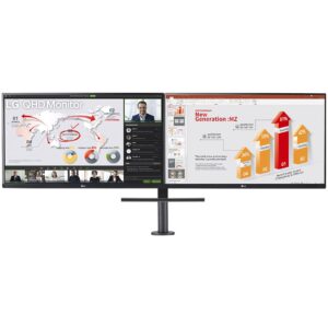 LG 27QP88DP-BS 68.6cm 27Zoll IPS QHD Ergo Dual 350cd/m2 5ms 75Hz HDMI DP D-SUB USB Type-C 65W